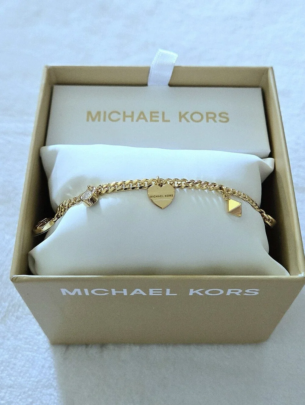 Michael Kors Gold💛 Charms Slider Bracelet -  NIB